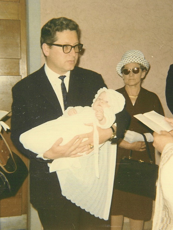 FvB, Taufe G&ouml;ttikind Ellen, ca 1960 