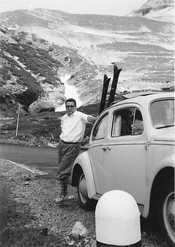 FvB & Familienauto am Furka ?, 1962 