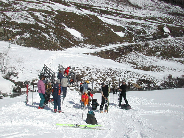 l'arrivée à Tschamut